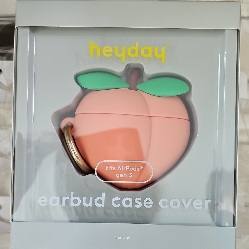 Heyday Peach and Green Earbud Case for AirPods Gen 3